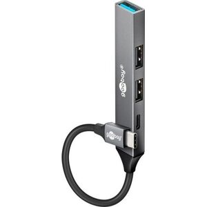 Slim 4-portowy koncentrator USB, USB-C™ na USB-C™/USB-A, USB 3.2