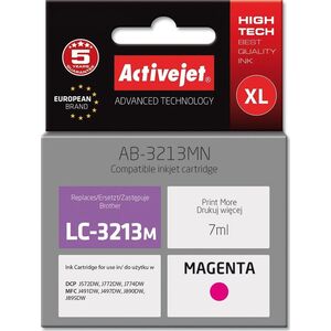 Tusz Activejet Tusz Activejet AB-3213MN (zamiennik Brother LC3213M| Supreme| 7 ml| purpurowy)