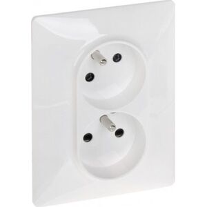 Legrand GNIAZDO PODWÓJNE LE-753186 Valena Life 230&nbsp|V 16&nbsp|A LEGRAND