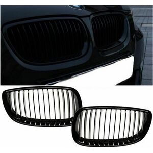 MTuning Grill sportowy pojedyncze żeberka Gloss Black BMW 3 E92 E93 przed liftem 2005-2010
