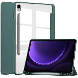 Bizon Case Tab Clear Matt Samsung Galaxy Tab S9 / S9 FE dark green