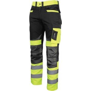 Lahti Pro Spodnie Ostrzegawcze Czarno-żółte 2XL (L4051105)