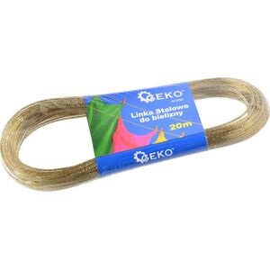 Geko Stalowa linka do bielizny 20m powlekana G73190