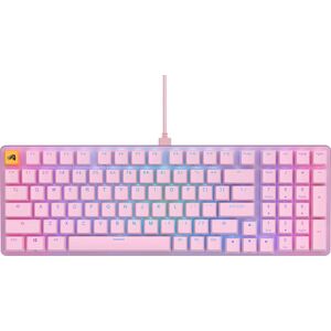 Glorious PC Gaming Race Glorious GMMK 2 Full-Size Tastatur - Fox Switches, ANSI-Layout, pink