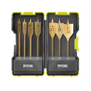 Wiertło Ryobi łopatkowe 10 13 16 20 22 25 32mm zestaw (5132002252)