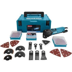 Makita Makita TM3010CX2J, Κοπή, Γυάλισμα, Γυάλισμα, Τρίψιμο, Πριόνισμα, Ξύσιμο, Μαύρο, Μπλε, 6000 OPM, 20000 OPM, 1,6°, AC 13921693 88381651233