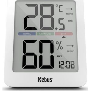 Mebus Mebus 40928 Επιτραπέζιο φωτιστικό Thermo-Hygrometer 13933267 4007218409287