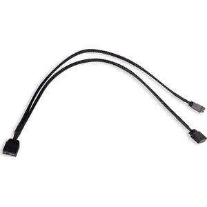 Alphacool Alphacool Y-Splitter aRGB 3-Pin auf 2x 3-Pin 30cm - μαύρο 13938890 4250197187053