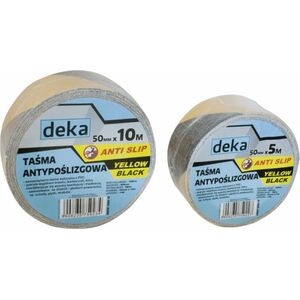 Deka TAŚMA ANTYPOŚLIZGOWA ANTI SLIP YELLOW-B50MM*10M CZARNA/ŻÓŁTA