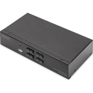 Digitus DIGITUS KVM Switch, 4K60HZ, 4x1 DP in, 1x DP USB out 13848449 4016030000000