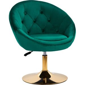 Activeshop 4Rico fotel obrotowy QS-BL12G aksamit zielony