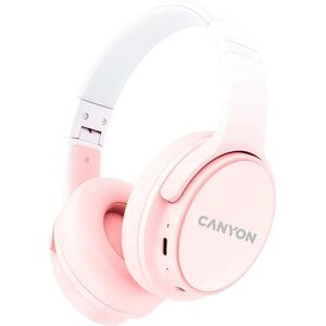 Canyon OnRiff 4 Zestaw słuchawkowy Bezprzewodowy Opaska na głowę Połączenia/Muzyka/Sport/Codzienność USB Type-C Bluetooth Różowy