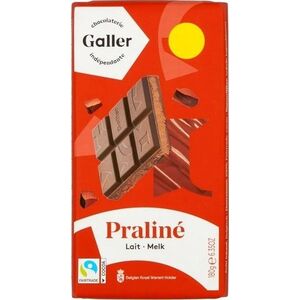 Milk chocolate tablet with praline filling Galler Lait Praline, 180 g