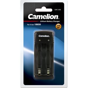 Charger LBC-305 for Li-ion 18650 batteries, CAMELION