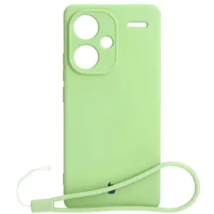 Bizon Case Silicone Sq Xiaomi Redmi Note 13 Pro+ 5G light green
