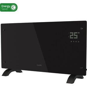 Hombli Glass Convection Heater 2000W μαύρο 14435306 8721022291017