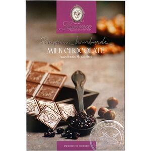 Milk chocolate with hazelnuts and raisins Laurence, 80 g