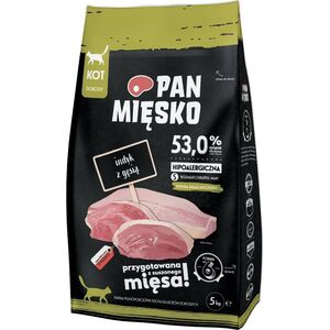 Pan Mięsko PAN MIĘSKO Indyk z gęsią S 5kg dla kota