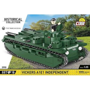 Cobi COBI 2990 Historical Collection Great War Brytyjski czołg Vickers A1E1 Independent 887 klocków