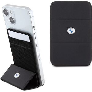 BMW Wallet BMW Card Slot Stand BMWCSMRSK czarny/black MagSafe Signature Collection