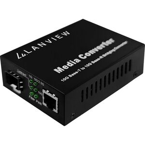 Konwerter światłowodowy Lanview 10GBase-T RJ45 to 10GBase-X
