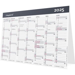 Mayland-Burde Kontor-bordkalender Moderne A5 2025 14252278 5700865058103