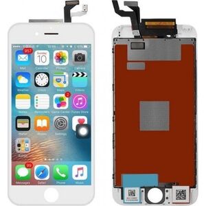 Renov8 Οθόνη LCD + Οθόνη Αφής για iPhone 6s (LG) + Γυαλί & Επίπεδο καλώδιο (OEM) - Λευκό 14283458 8053288896089