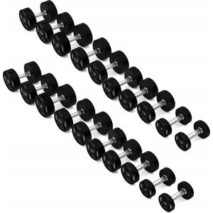 HPC SET ZESTAW HANTLI POLIURETANOWYCH 2 x 2.5 - 50 KG CPU - 1050 KG HMS