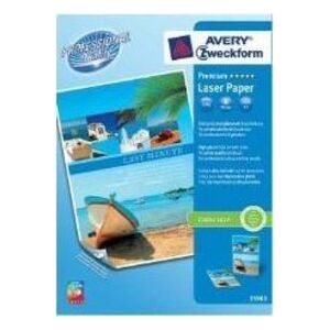 Avery Zweckform Avery χαρτί για έγχρωμους εκτυπωτές λέιζερ, γυαλιστερό, διπλής όψης, 150 g, 297 x 420 mm A3 13848375 4004182410318