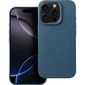 Θήκη OEM SILICONE MAG COVER (μεγάλη τρύπα) συμβατή με MagSafe για IPHONE 16 Pro μπλε 14243189 5903400000000