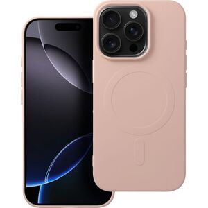 OEM SILICONE MAG COVER (μεγάλη τρύπα) συμβατό με MagSafe για IPHONE 16 Pro ροζ 14243225 5903400000000