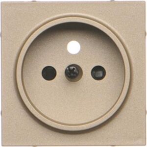 Kontakt-Simon Κάλυμμα για Kontakt-Simon 55 TGZ1ZP/144 μονή υποδοχή για: SGZ1CM, SGZ1M σαμπάνια ματ 14173971 5902787883904