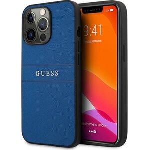 Guess Etui Guess GUHCP13XPSASBBL Apple iPhone 13 Pro Max niebieski/blue Saffiano Strap