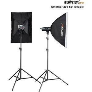 Walimex walimex pro Emerger 200 Σετ Διπλό σετ στούντιο 13935618 4056929233780