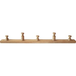 Home It Home>it® knagerække 5 knage 50×7×4 cm egetræ natur 13939466 5708614122167