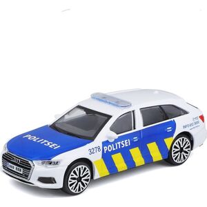 Bburago BBURAGO 1:43 μοντέλο αυτοκινήτου Audi A6 Avant Εσθονική αστυνομία, 18-30415EE 13583634 4752062154455
