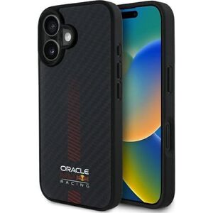 Red Bull RBHMP16S24CFGSMK iPhone 16 6.1" hardcase black/black Carbon Fiber Power Bar MagSafe