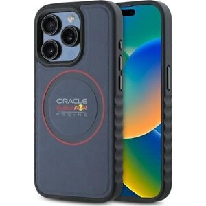 Red Bull RBHMP15X24PUILVR iPhone 15 Pro Max 6.7" hardcase navy blue/navy Leather Red Ring MagSafe