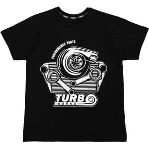 SLIDE TurboWorks T-Shirt Μαύρο XXL 13842415 5903713174806