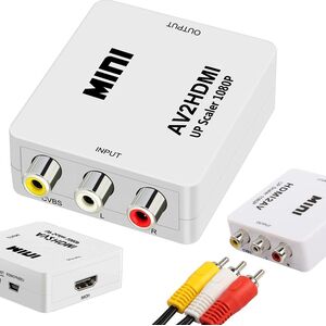AV Sourcing RCA - Μετατροπέας HDMI (+Audio) White 13899210 4752243050477
