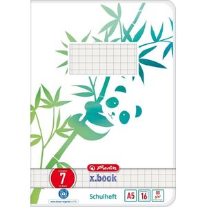 Herlitz Herlitz Schulheft A5 GREENline 16 Bl Lineatur 07 Panda 13812276 4008110296128