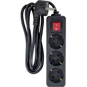 Καλώδιο τροφοδοσίας MicroConnect Διαχωριστής μικροσύνδεσης MC-GRU00315BS 1,5 m 3 x πρίζα εσωτερικού χώρου Μαύρο 13397512 5715063307267