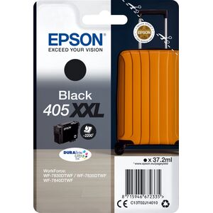Μελάνι Epson Epson 405XXL - 37,2 ml - Grosse XXL - Schwarz - original - Blister mit RF- / akustischem Alarmsignal - Tintenpatrone - γούνα WorkForce WF-7830DTWF, WF-7835DTWF, WFTWF-74 13401652 8715946672342