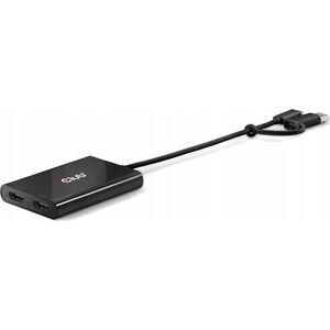 Adapter AV Club 3D Club3D Adapter USB-C (USB A Adapter) > 2x HDMI 4K@60Hz St/Bu retail