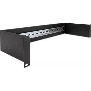 Delock Delock DeLOCK 66884 organizer καλωδίων Stand Ράγα καλωδίων Μαύρο 1 τεμ. 13435437 4043619668847