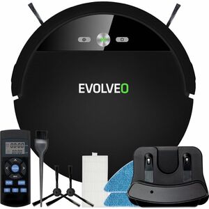 Evolveo EVOLVEO RoboTrex H6 ρομπότ καθαρισμού, ρομποτικό ký vysavač, stírání vodou, nabíjecí stanice, černý 13231063 8595683204095