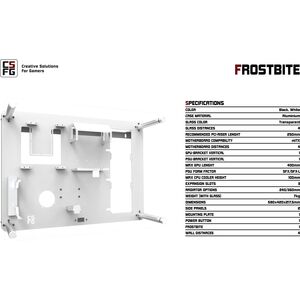 Θήκη CSFG CSFG Frostbite Wandgehäuse - weiß, Micro-ITX 13340630 7350126520108