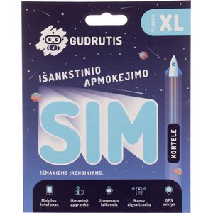 Gudrutis ΚΑΡΤΑ ΠΡΟΠΛΗΡΩΜΕΝΗ GUDRUTIS SIMXL 13508832 4779042591239