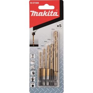 ΣΕΤ ΔΡΑΠΑΝΙΩΝ Makita MAKITA ΓΙΑ MET.HSS-TIN 1/4" HEX 5 τεμ. 13304908 88381497961