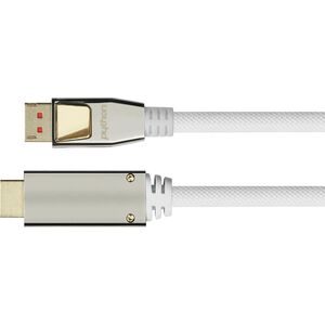 Καλώδιο PYTHON Python DisplayPort 1.4 και καλώδιο HDMI 2.0 Nylong. weiß 5m 13317568 4014619715589
